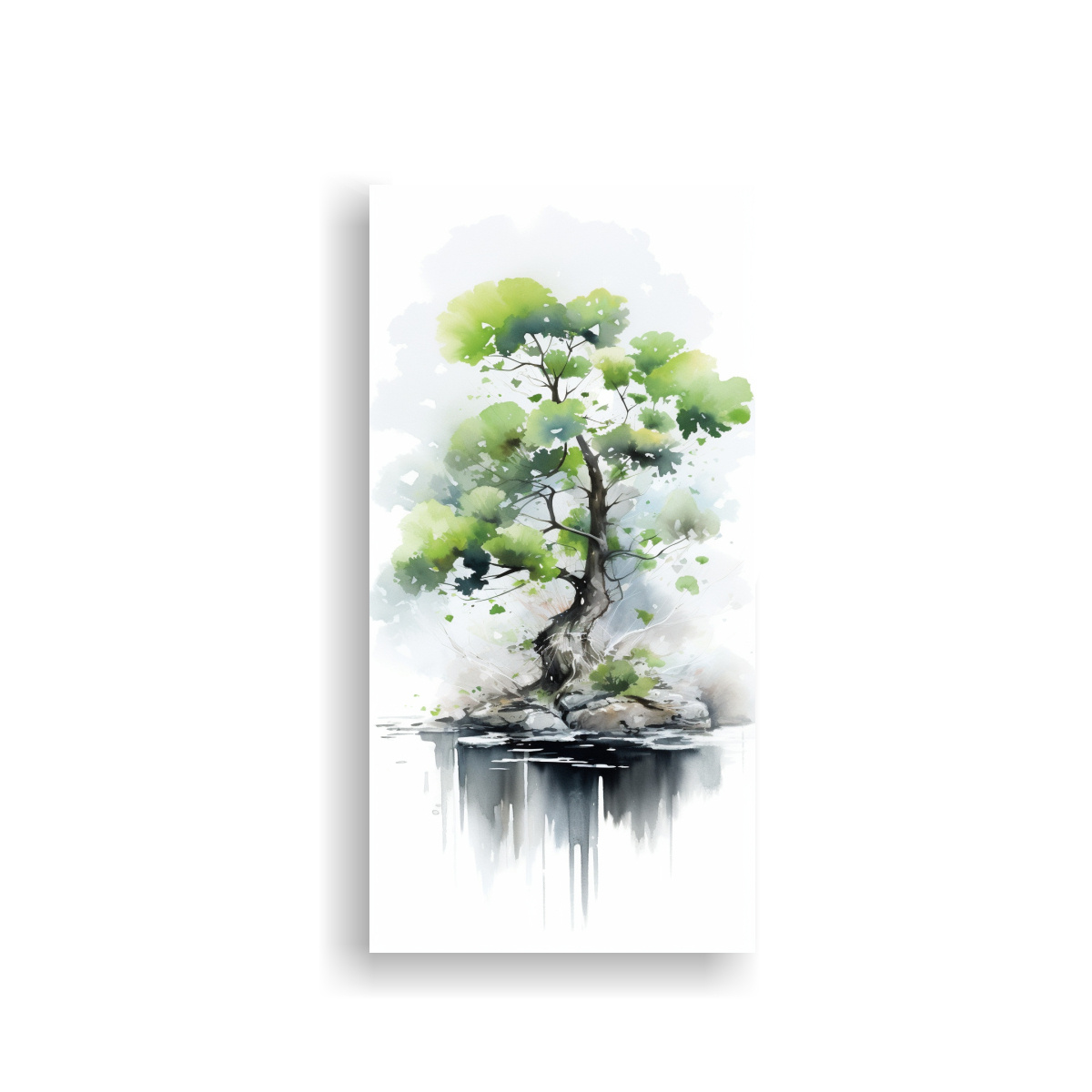 cuadros-modernos-ginkgo-biloba-bonsai-en-blanco-y-negro-abstractos