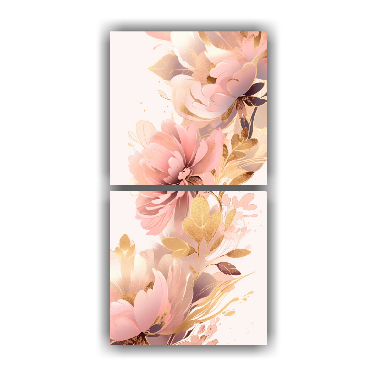 cuadros-tema-est-tica-gold-y-rosa-en-atmosfera-neonoir