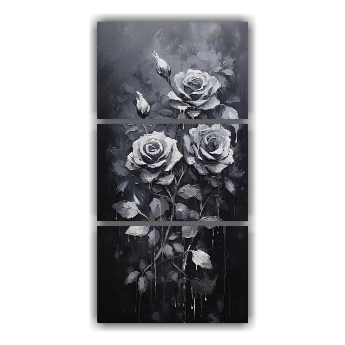 cuadros-tonos-bonito-pintura-en-lienzo-estilo-negro-con-rosas-