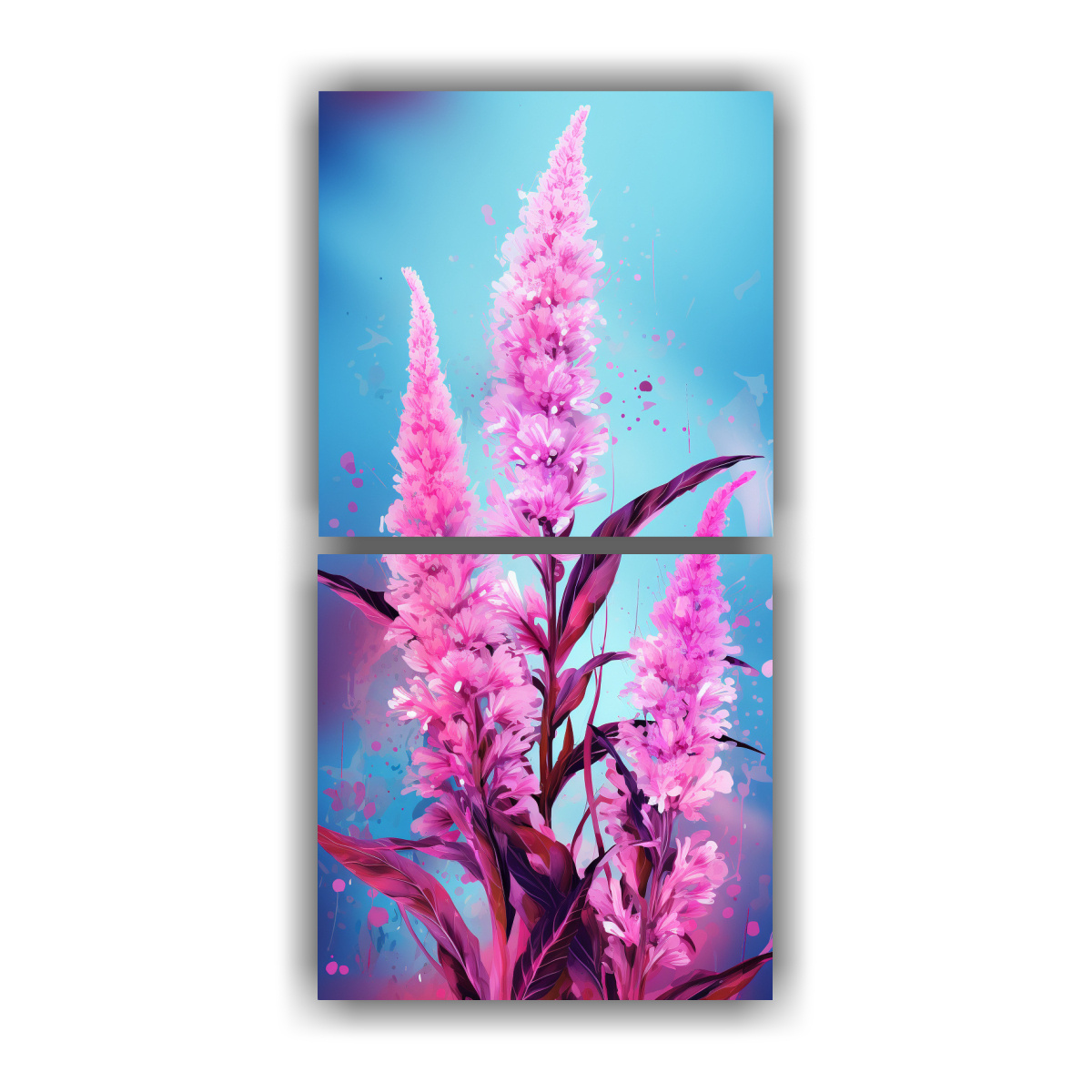 dos-composiciones-imagen-para-comedor-granos-de-amaranto-en-colores-pastel-atmosfera-neonoir