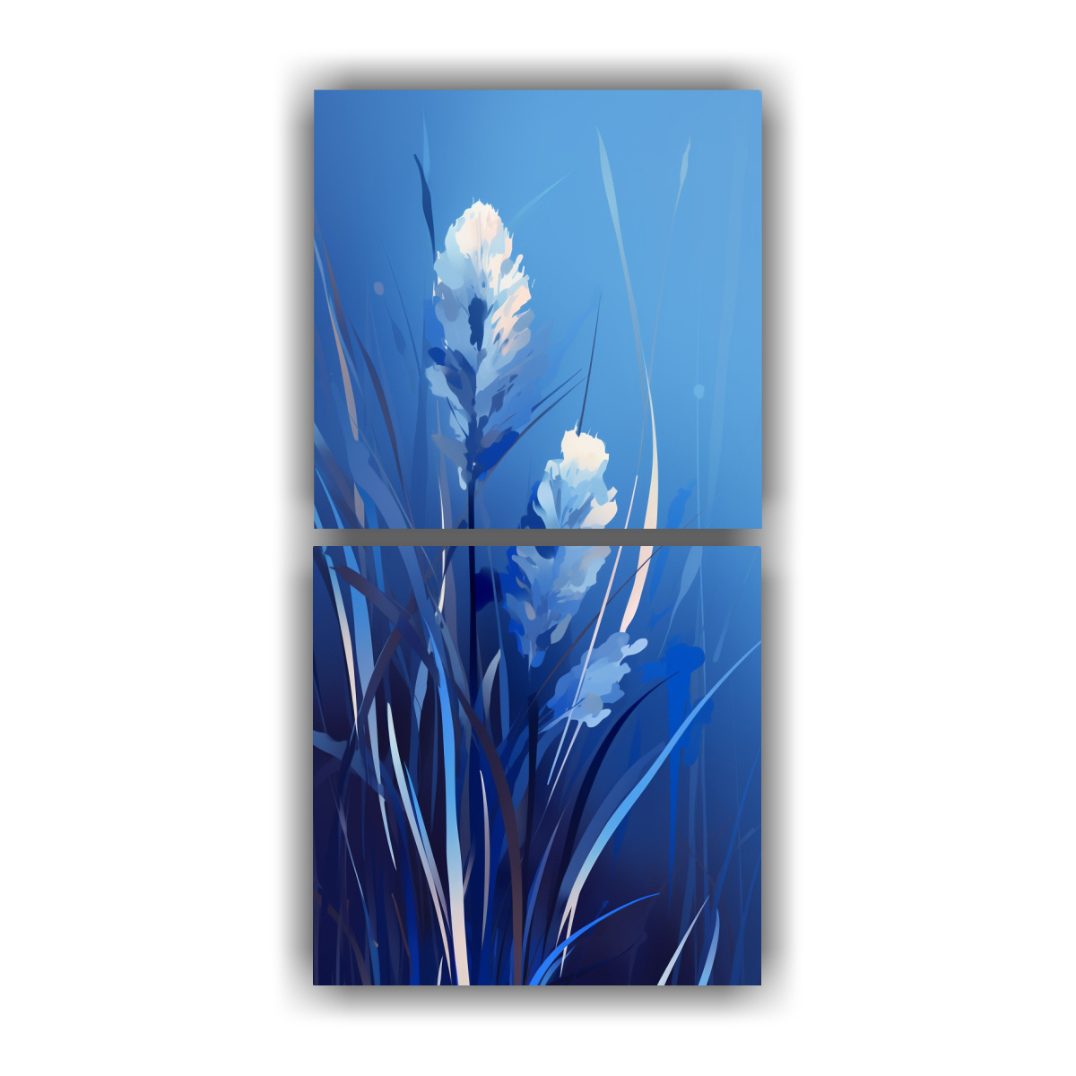 dos-composiciones-tonos-urbanos-en-hierba-cattail-en-colores-azules-atmosfera-neonoir-neo-po-pinturas-de-decoraci-n-