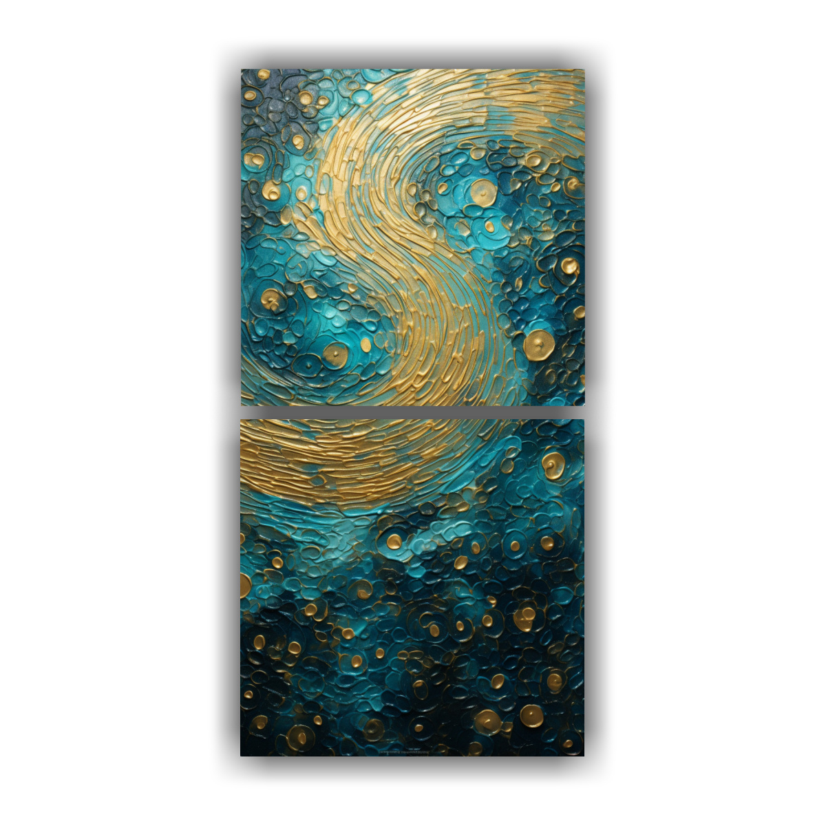 dos-lienzos-de-tela-forma-adorable-estilo-puntillismo-luminoso-hecho-de-l-quidos