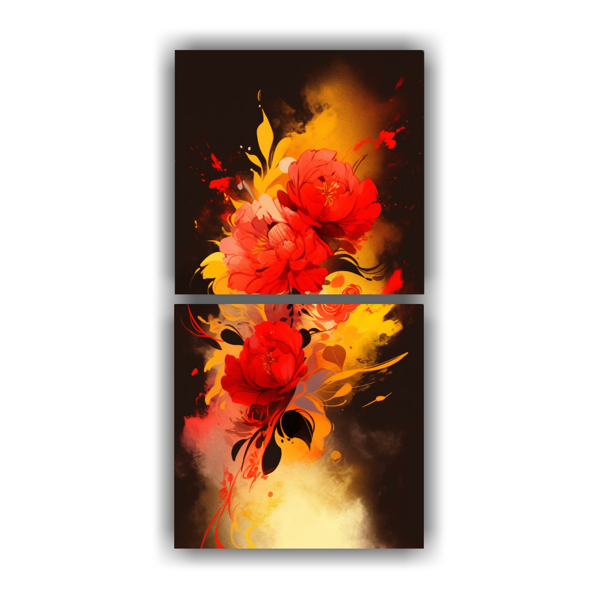 dos-lienzos-estilo-neonoir-alegr-a-amarillo-y-rojo