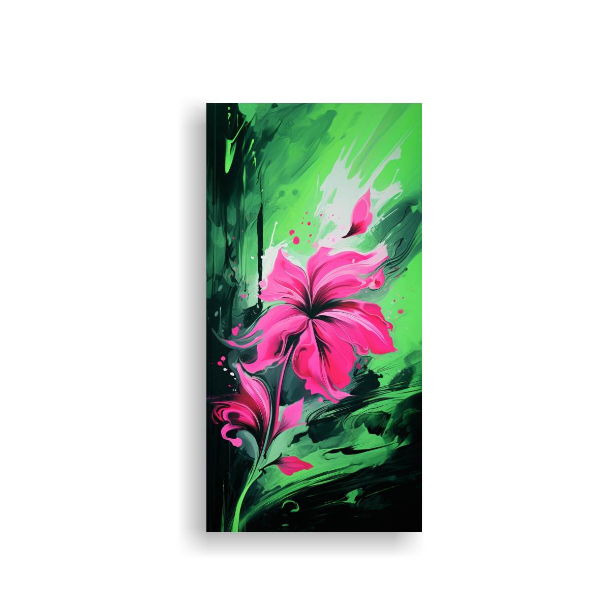 exposici-n-de-arte-en-tela-atmosfera-neonoir-verde-y-rosa-en-el-estilo-de-pinturas-de-decoraci-n