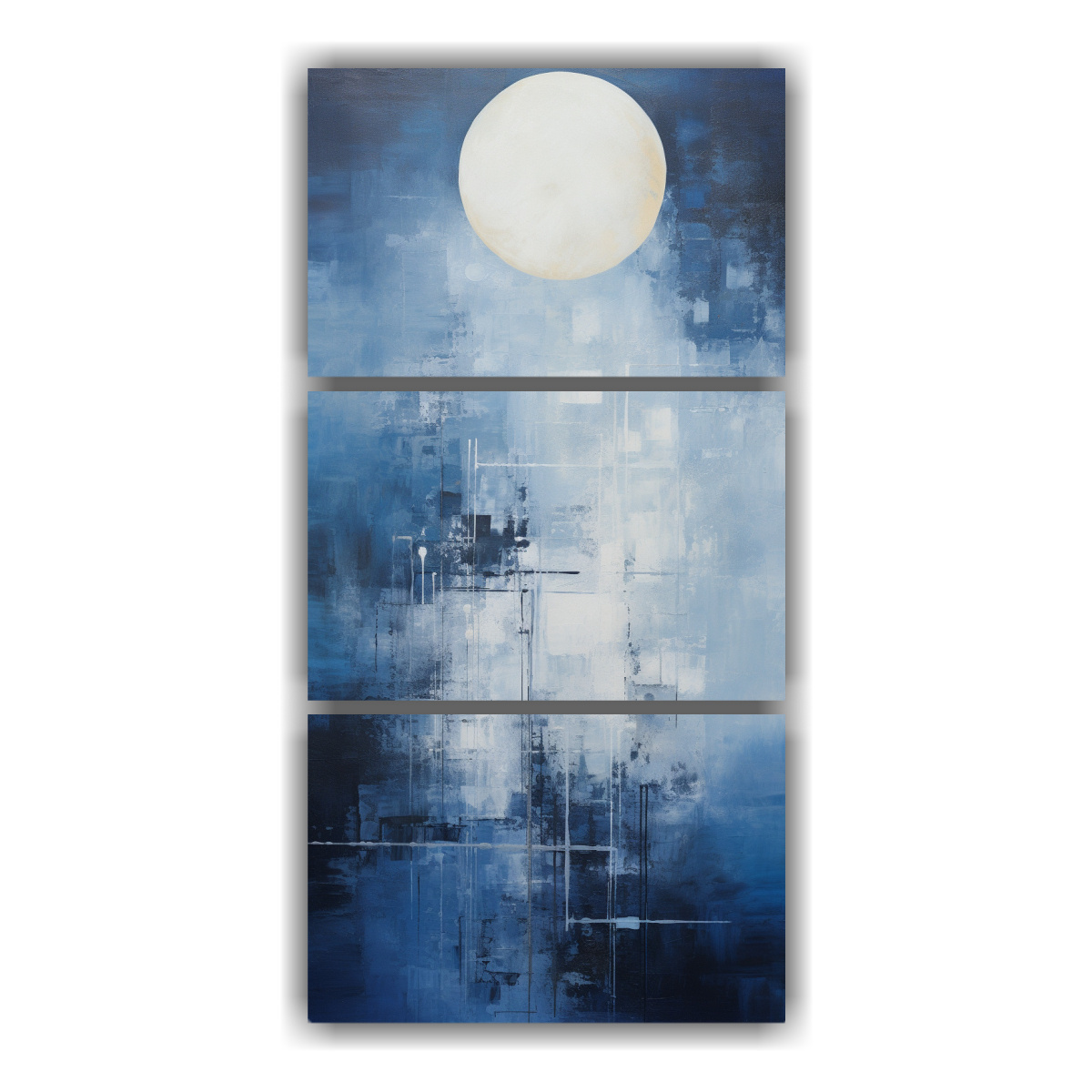 interpretaci-n-abstracta-de-la-serenidad-de-la-luna