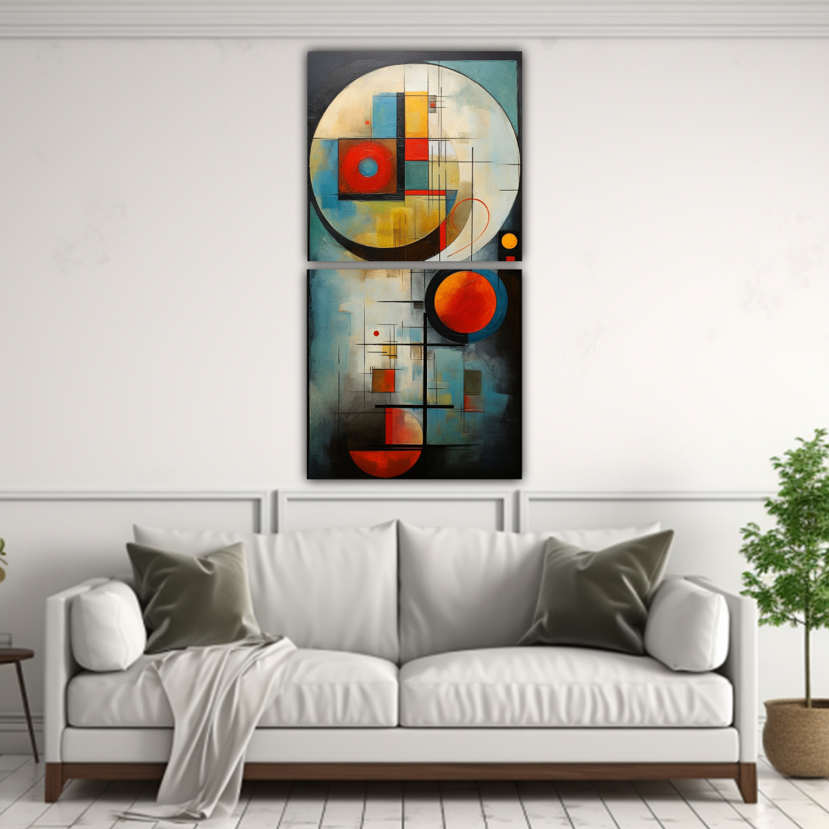 juego-2-cuadros-abstractos-circulos-alta-calidad-1