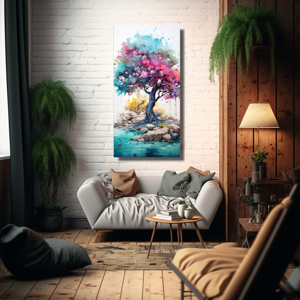 lienzo-de-tela-cuadro-para-sala-con-rbol-de-oliva-en-tonos-turquesa-y-rosa-pintura-abstracta-1