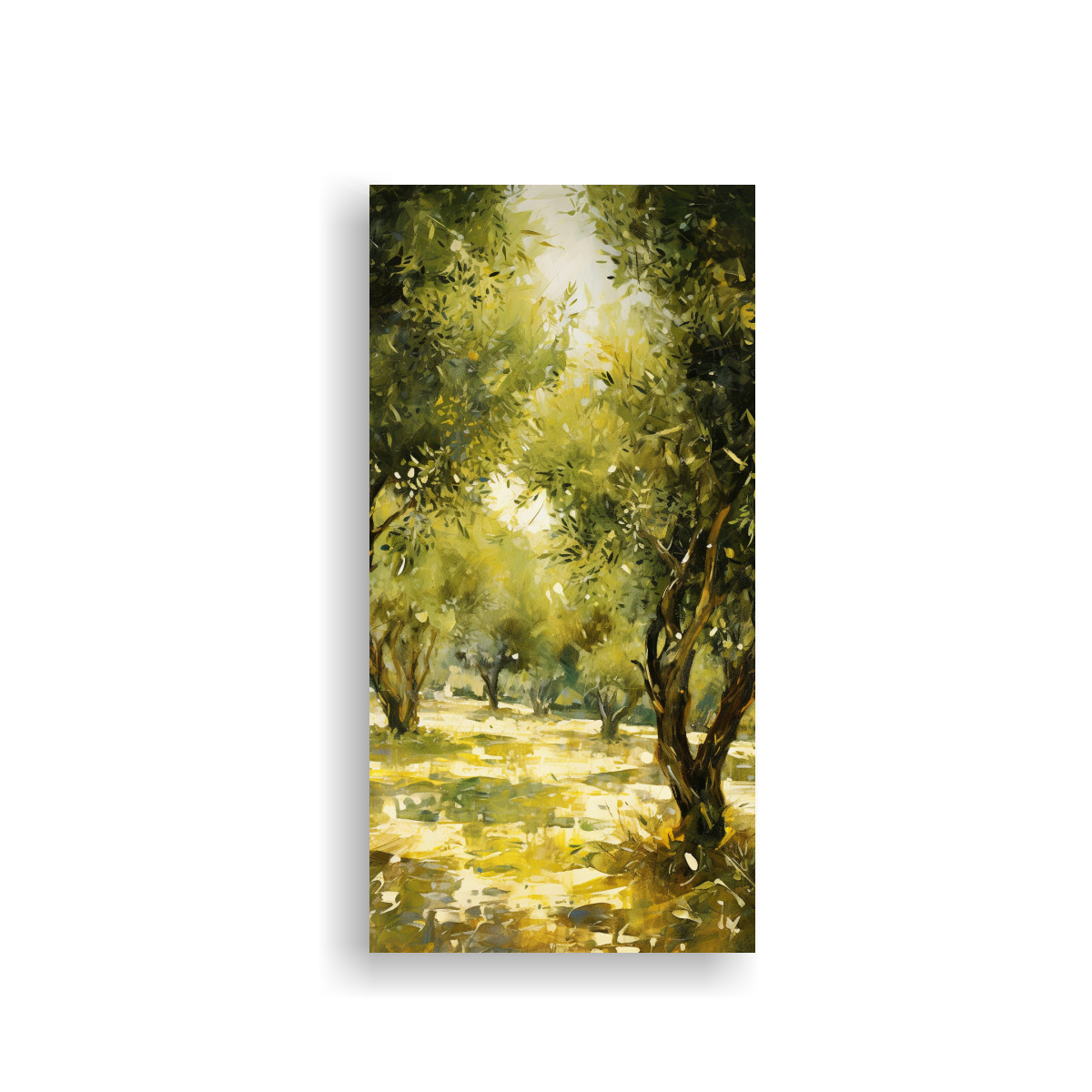 lienzo-de-tela-tema-adorno-sol-filtrado-a-trav-s-de-un-olivar-representado
