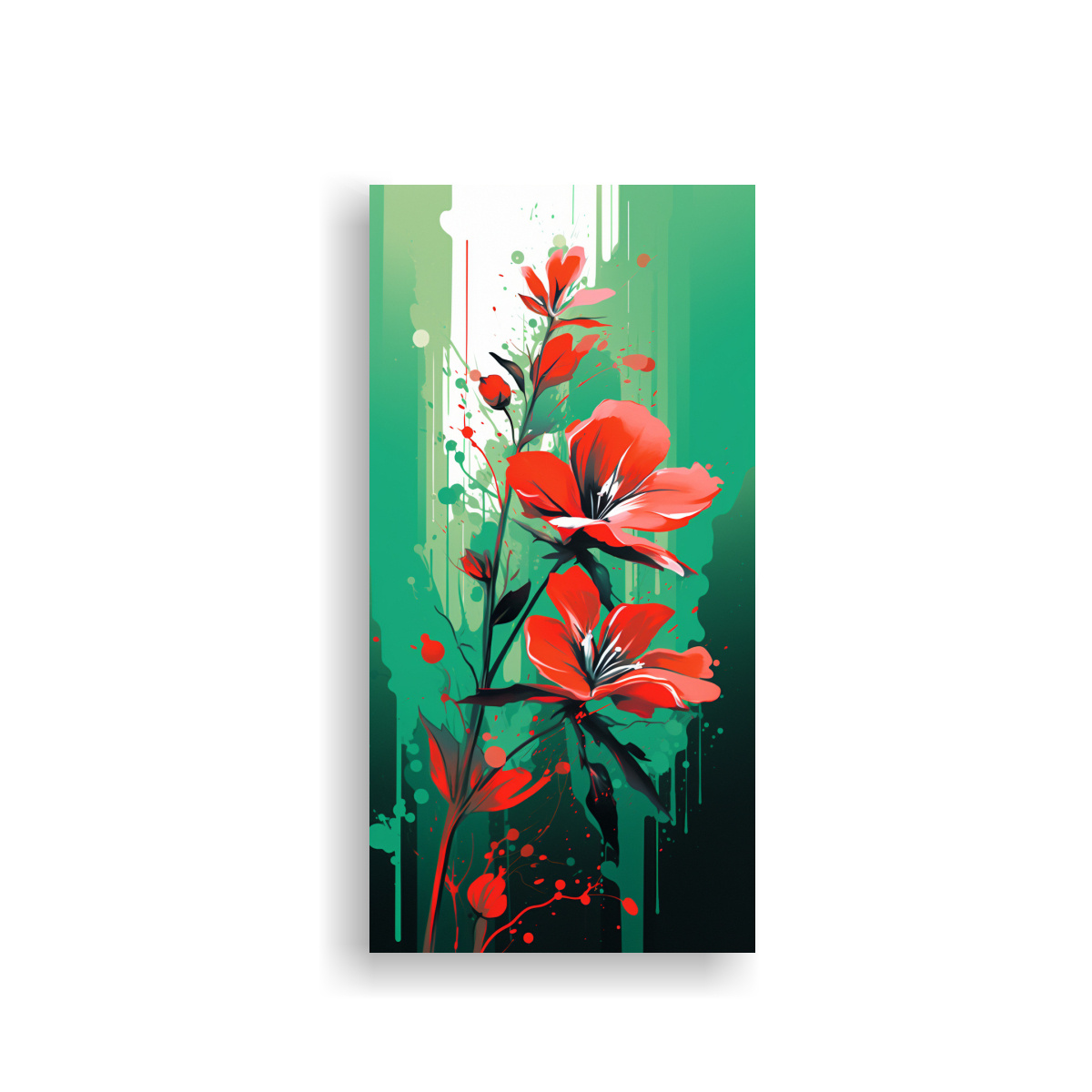 lienzo-decoraci-n-estilo-neonoir-cl-sico-en-colores-verde-y-rojo