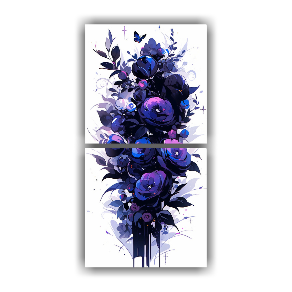 lienzos-abstracto-morado-y-negro-atmosfera-neonoir-en-el-estilo