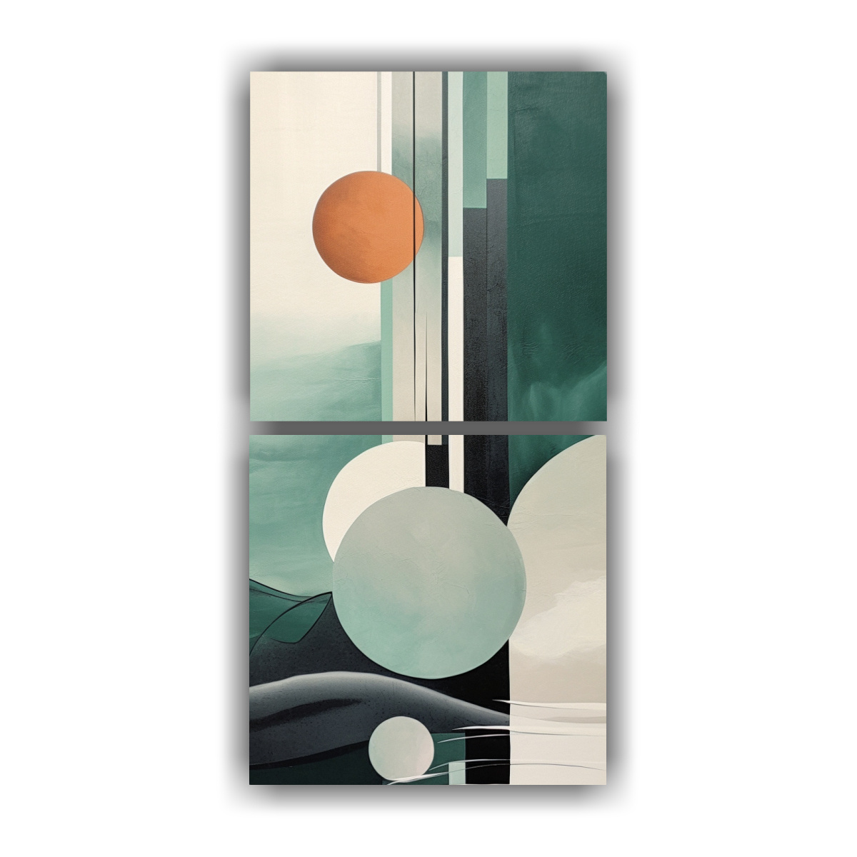 lienzos-acuarela-protagonismo-abstracto-en-tonos-verdiazules-