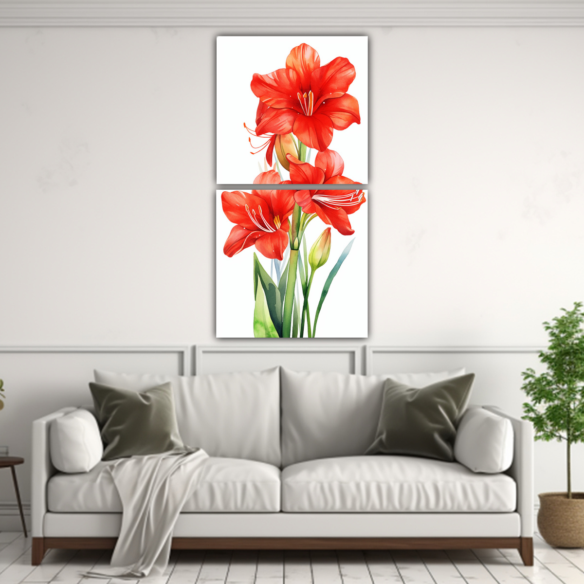 lienzos-cuadro-efecto-visual-amapolas-en-acuarelas-neonoir-1