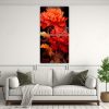 lienzos-de-tela-imagen-intenso-marigold-herbs-en-rojo-y-dorado-neonoir-1