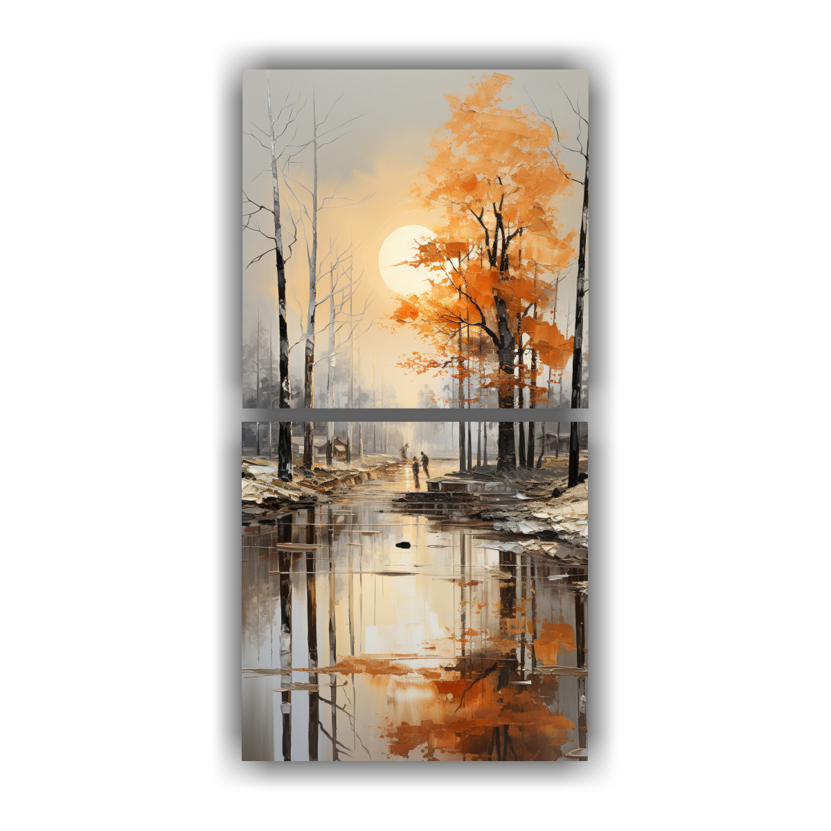 lienzos-de-tela-impreso-armon-a-crom-tica-rboles-en-plata-y-blanco