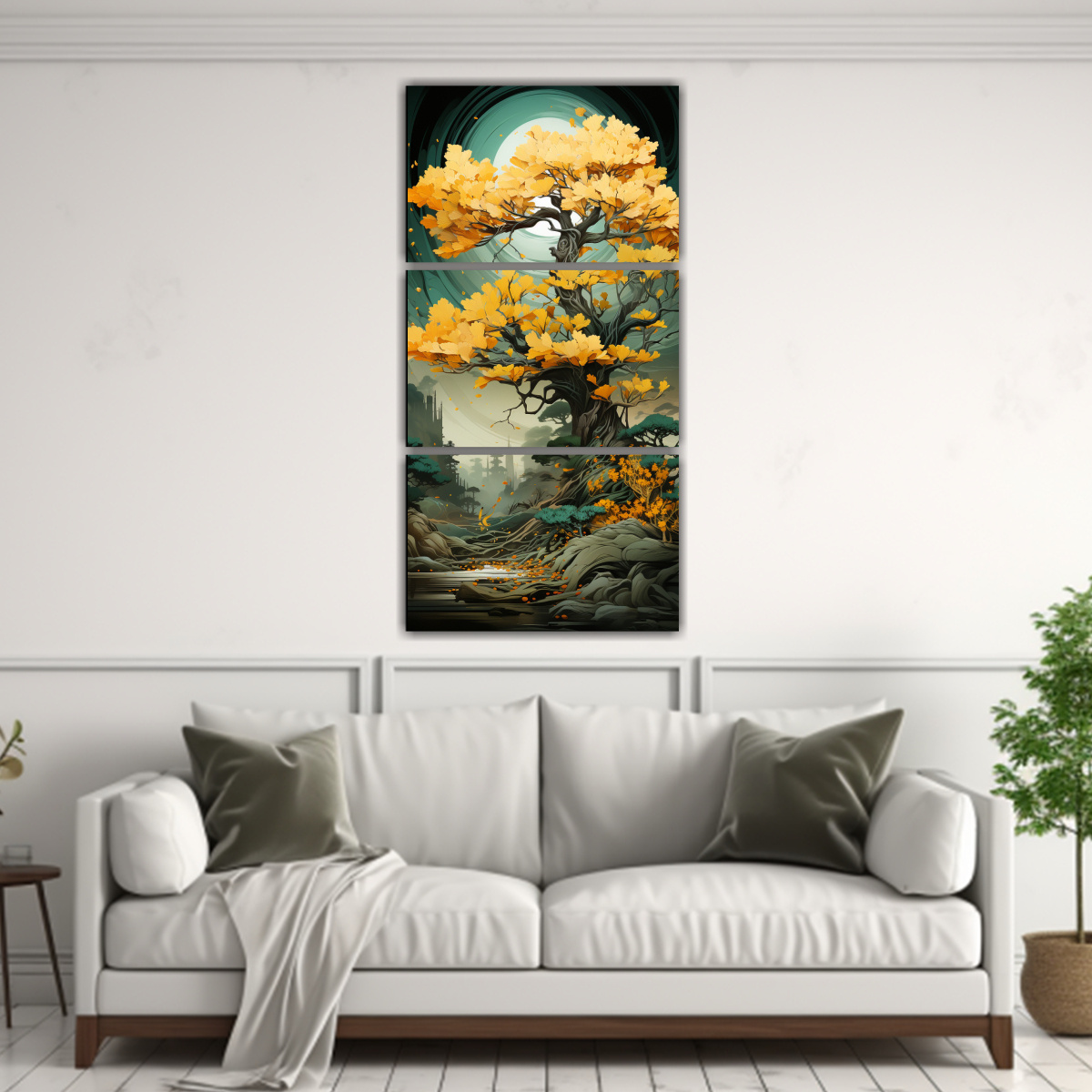 lienzos-de-tela-patr-n-intenso-cedro-en-amarillo-y-verde-atm-sfera-neonoir-1