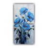 lienzos-impresos-en-profundidad-azul-y-negro-con-flores-en-el-lienzo