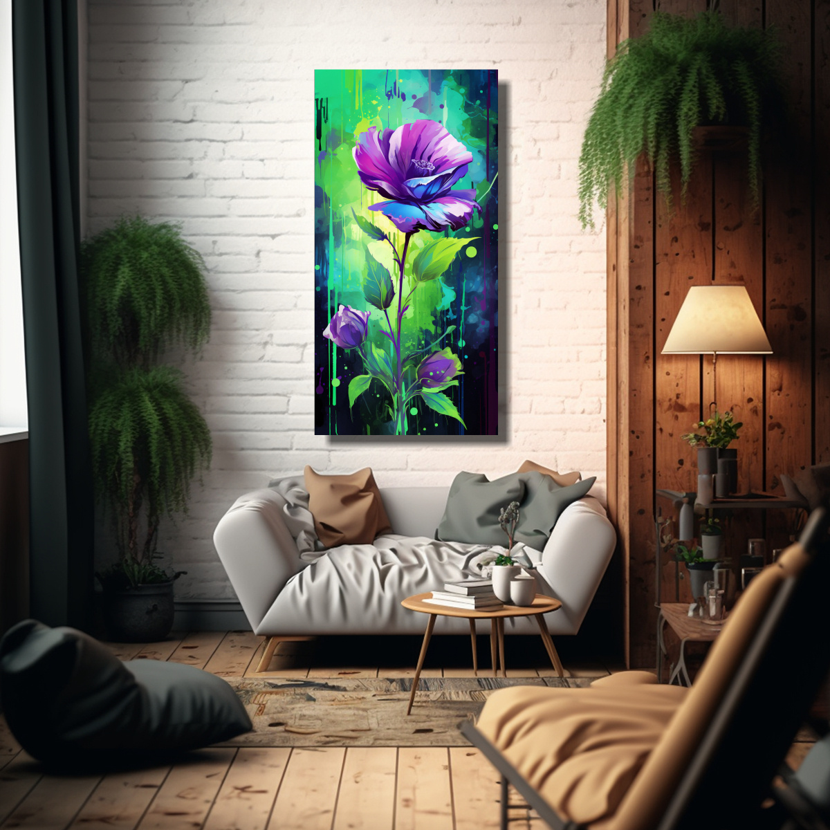 obra-de-arte-cuadro-intensidad-de-colores-verde-y-p-rpura-atmosfera-neonoir-en-estilo-1