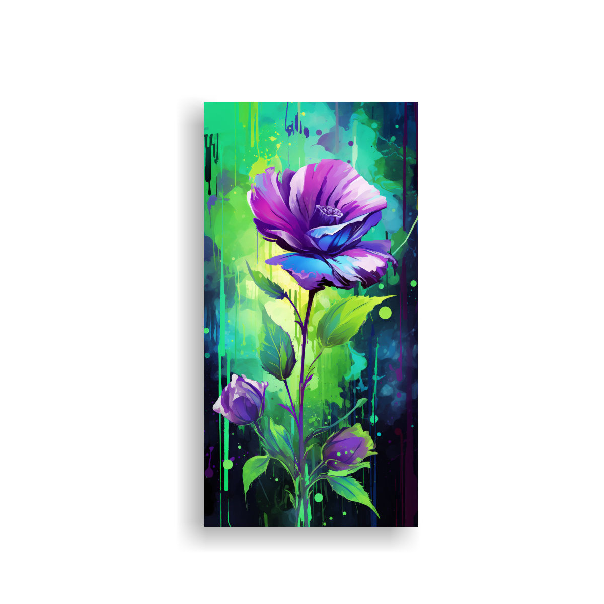 obra-de-arte-cuadro-intensidad-de-colores-verde-y-p-rpura-atmosfera-neonoir-en-estilo