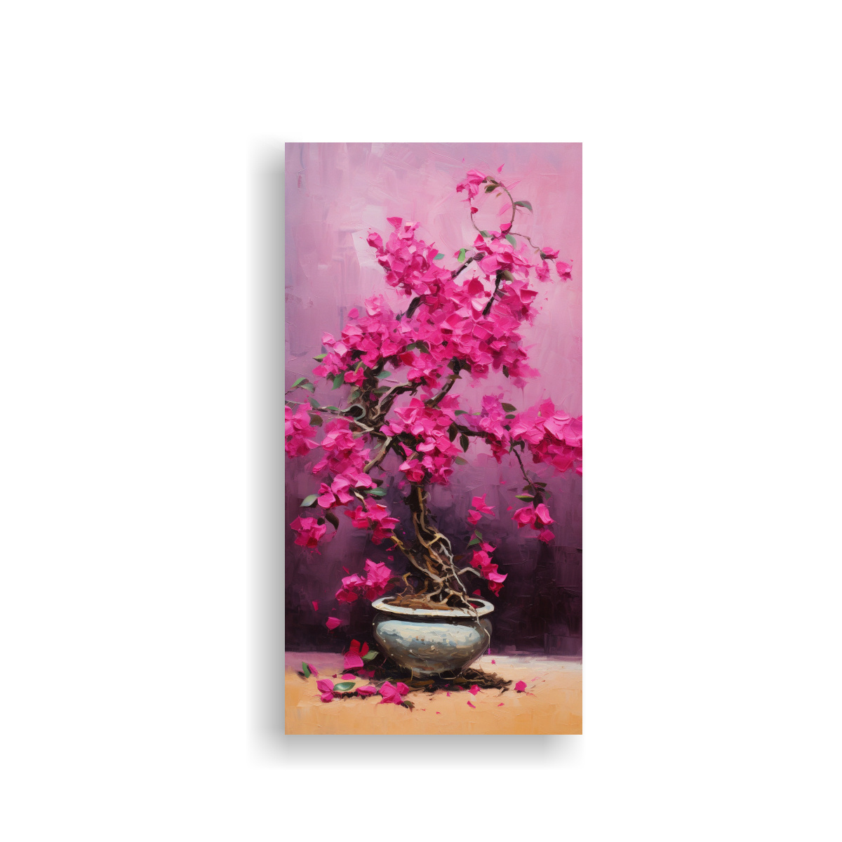 pintura-abstracta-de-alta-calidad-de-un-rbol-bons-i-bougainvillea