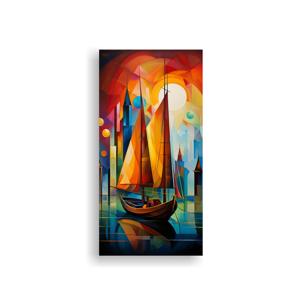 pintura-abstracta-de-barcos-estrellados-en-composici-n