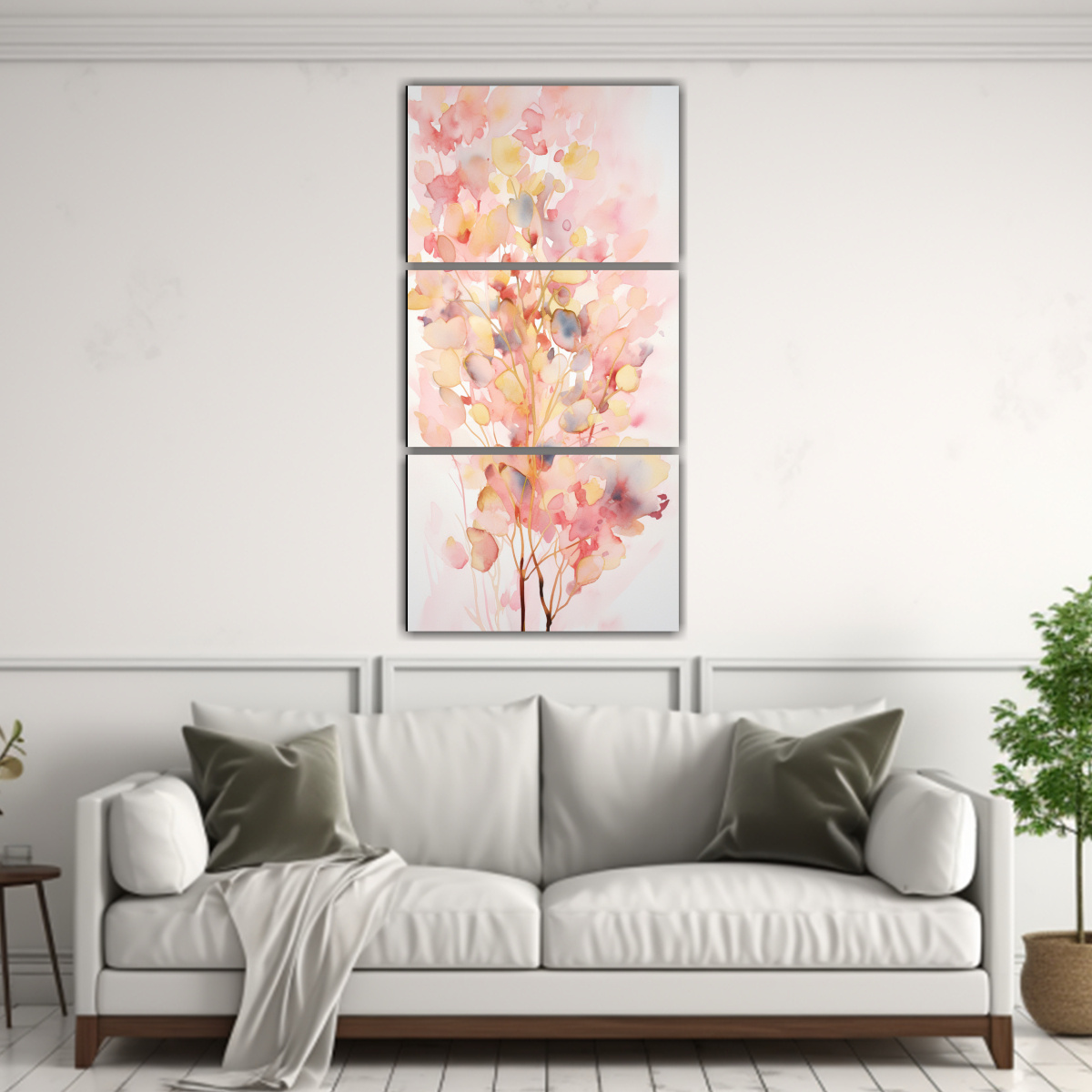 pintura-abstracta-de-colores-oro-y-rosa-con-un-intenso-patr-n-de-eucalipto-1