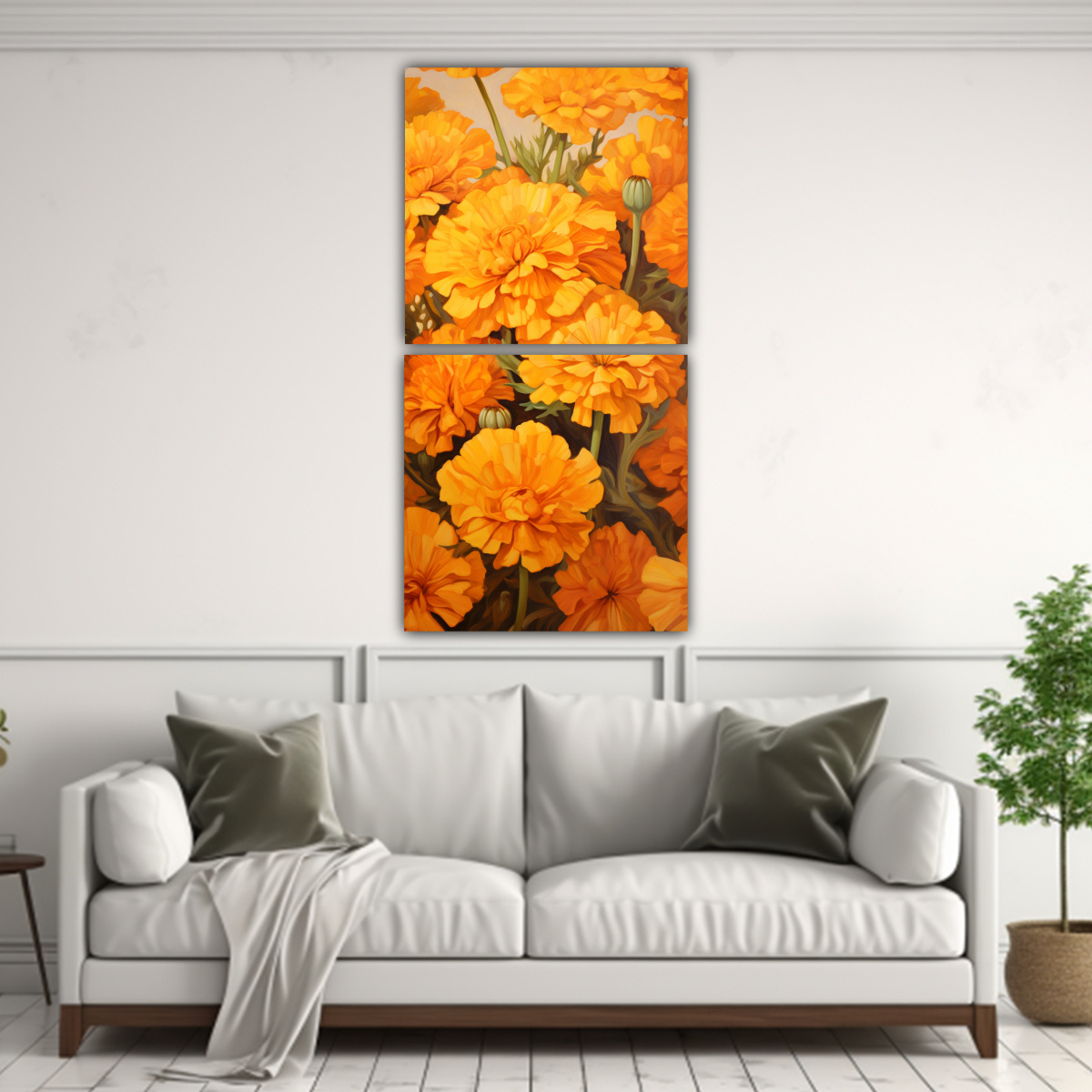 pintura-abstracta-de-diptico-movimiento-poder-a-marigold-herbs-1