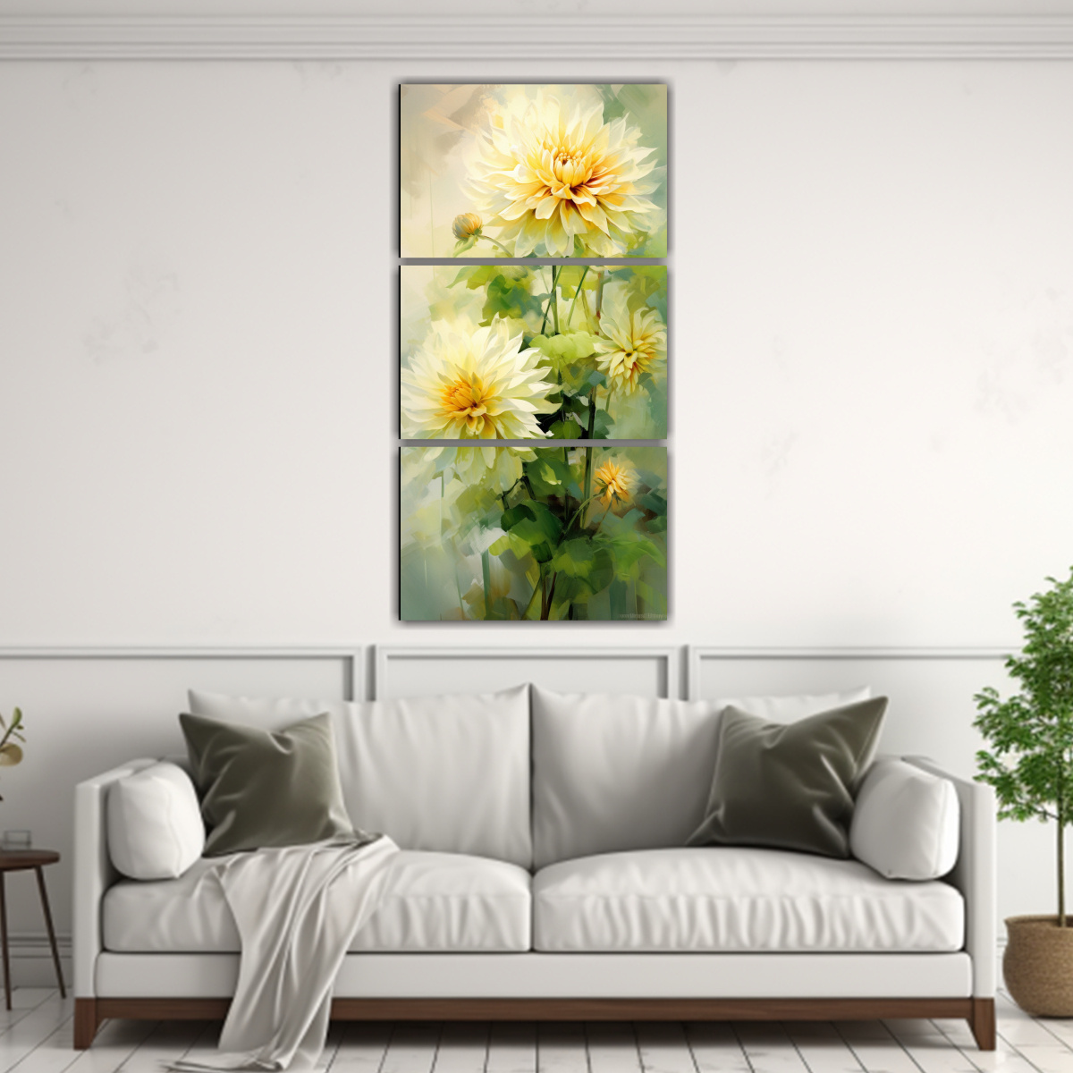 pintura-abstracta-de-flores-de-dalias-en-tonos-verde-y-dorado-1-1