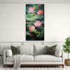 pintura-abstracta-de-flores-de-loto-en-tela-canvas-estilo-leo-detallado-1