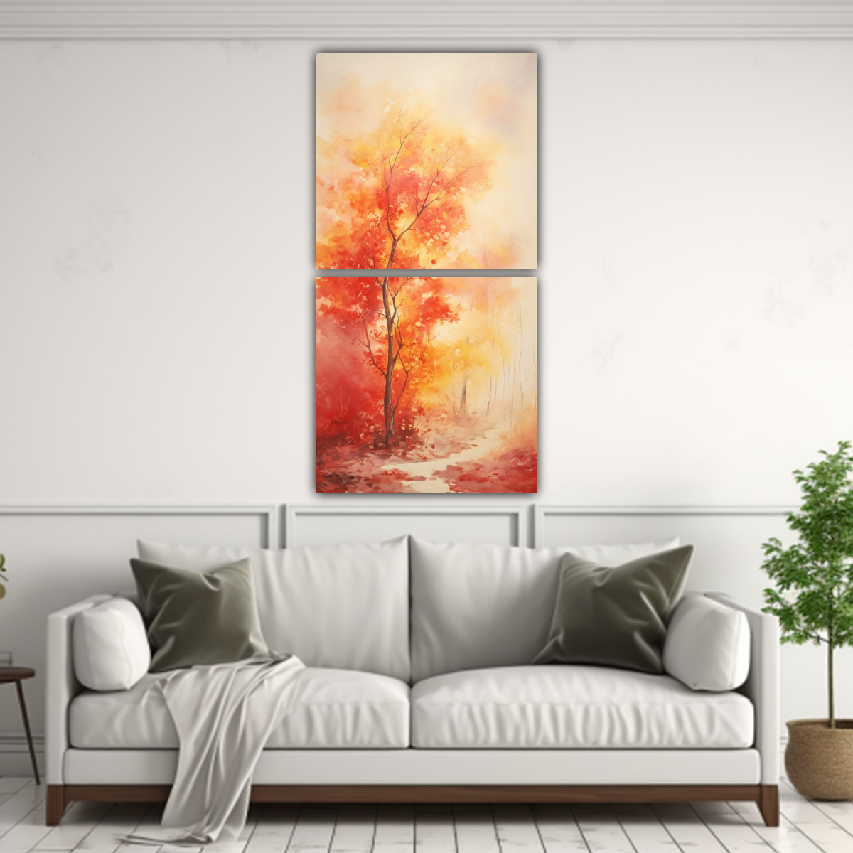 pintura-abstracta-de-rbol-forestal-en-rojo-y-dorado-estilo-galer-a-1