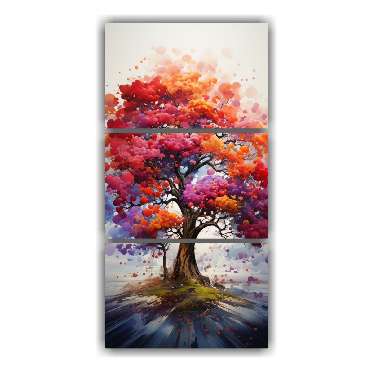 pintura-abstracta-de-rbol-frutal-en-colores-arco-ris-tres-artes-vertical-