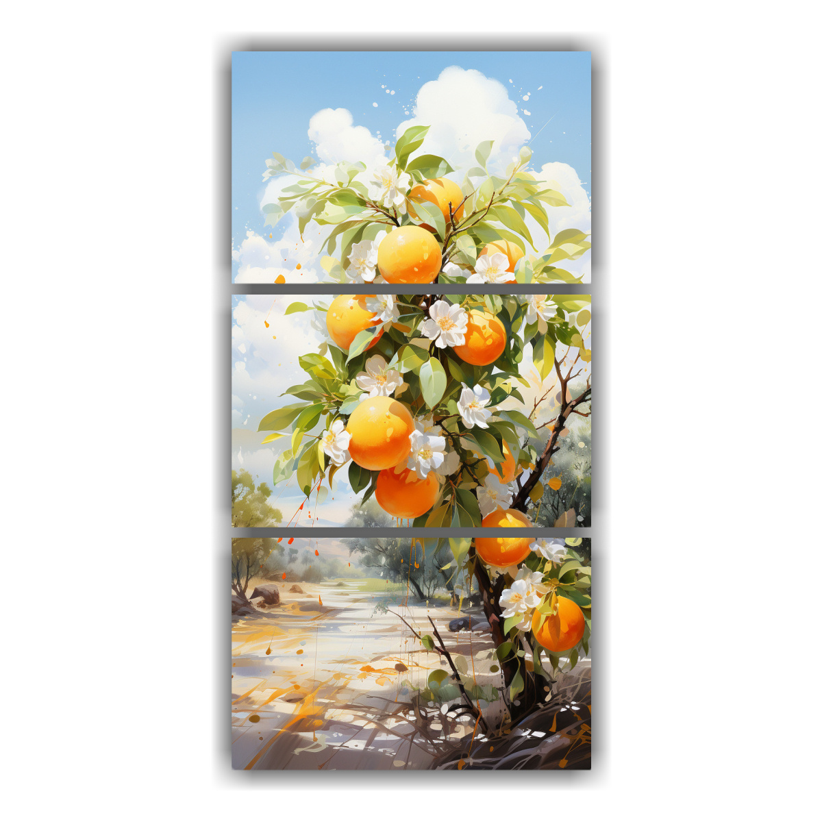 pintura-abstracta-de-rbol-naranja-y-blanco-para-decoraci-n-
