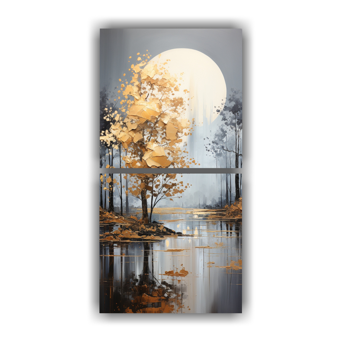 pintura-abstracta-de-rboles-en-plata-y-blanco-arte-de-pared-conceptual