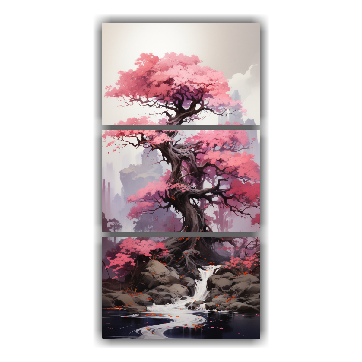 pintura-abstracta-de-un-rbol-bons-i-en-colores-negro-y-rosa