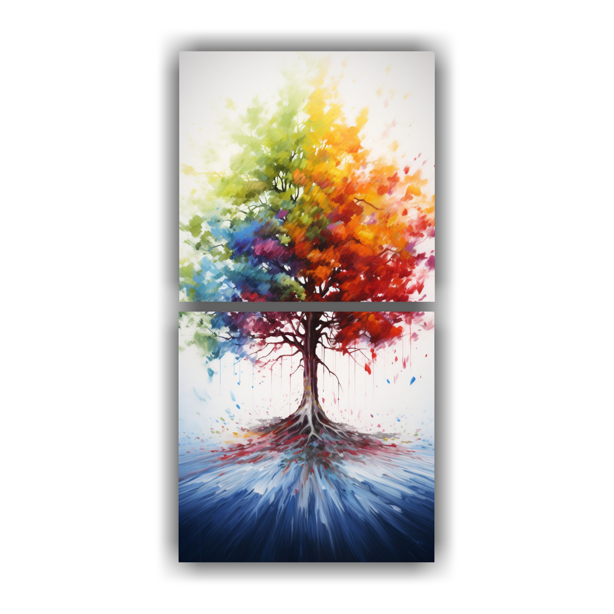 pintura-abstracta-de-un-rbol-de-acebo-con-colores-del-arco-ris-arte-de-pared-de-dibujo-colorido-