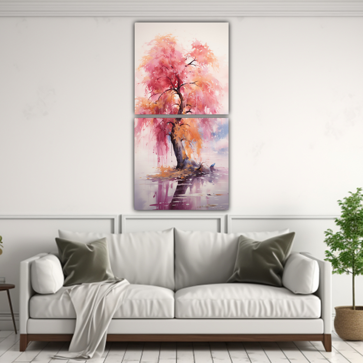 pintura-abstracta-de-vanguardia-en-colores-dorado-y-rosa-rbol-de-sauce-arte-calidez-vanguardia-a-fine-arts-1