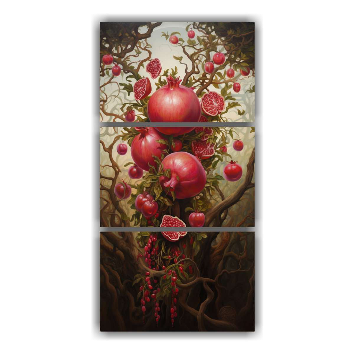 pintura-abstracta-detallada-de-granado-en-lienzo-tr-ptico-