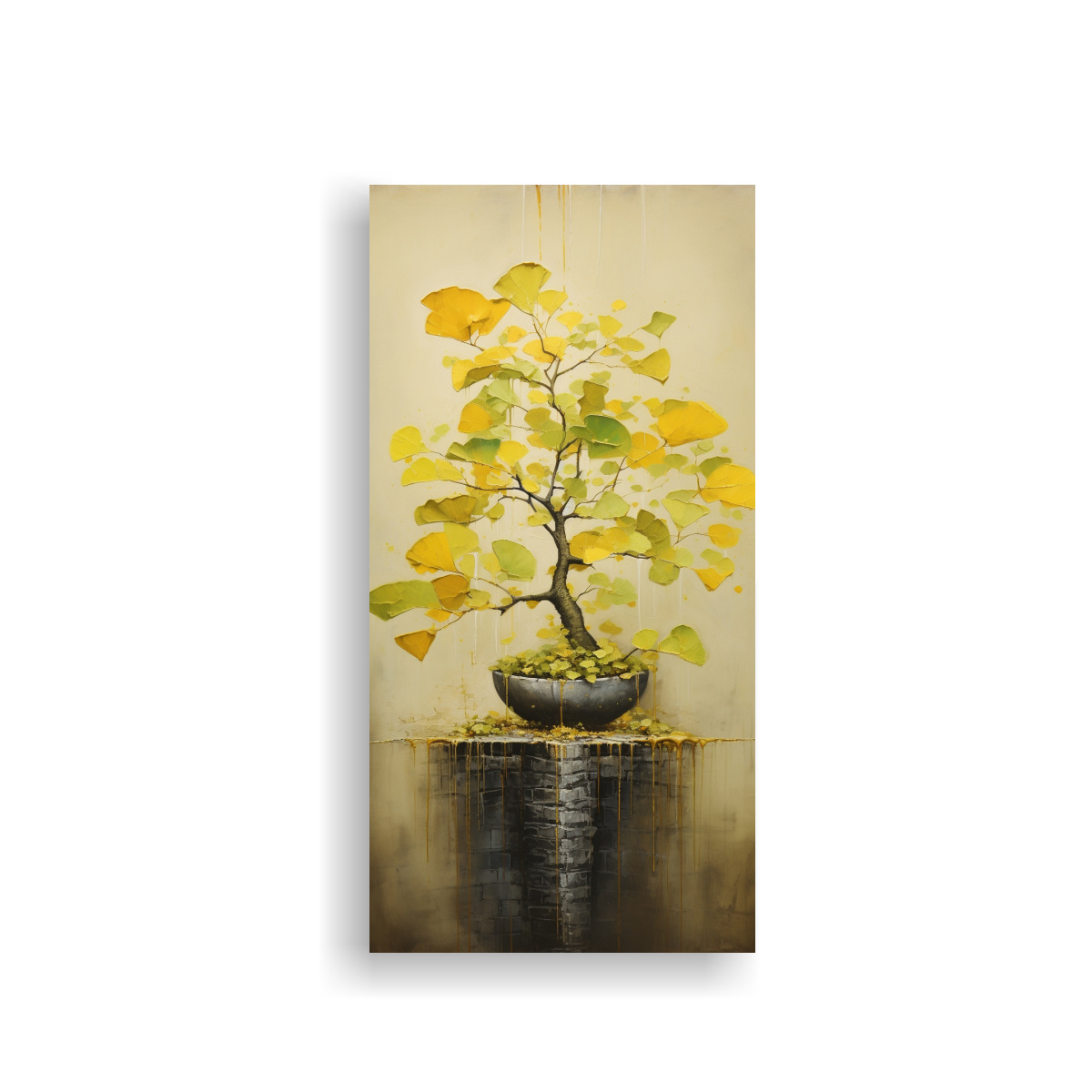 pintura-abstracta-detalle-ginkgo-biloba-bonsai