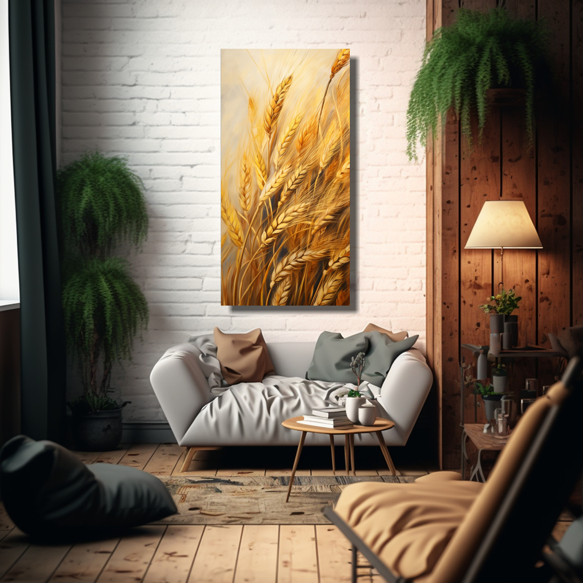 pintura-abstracta-en-acuarela-de-granos-de-cebada-arte-de-pared-1