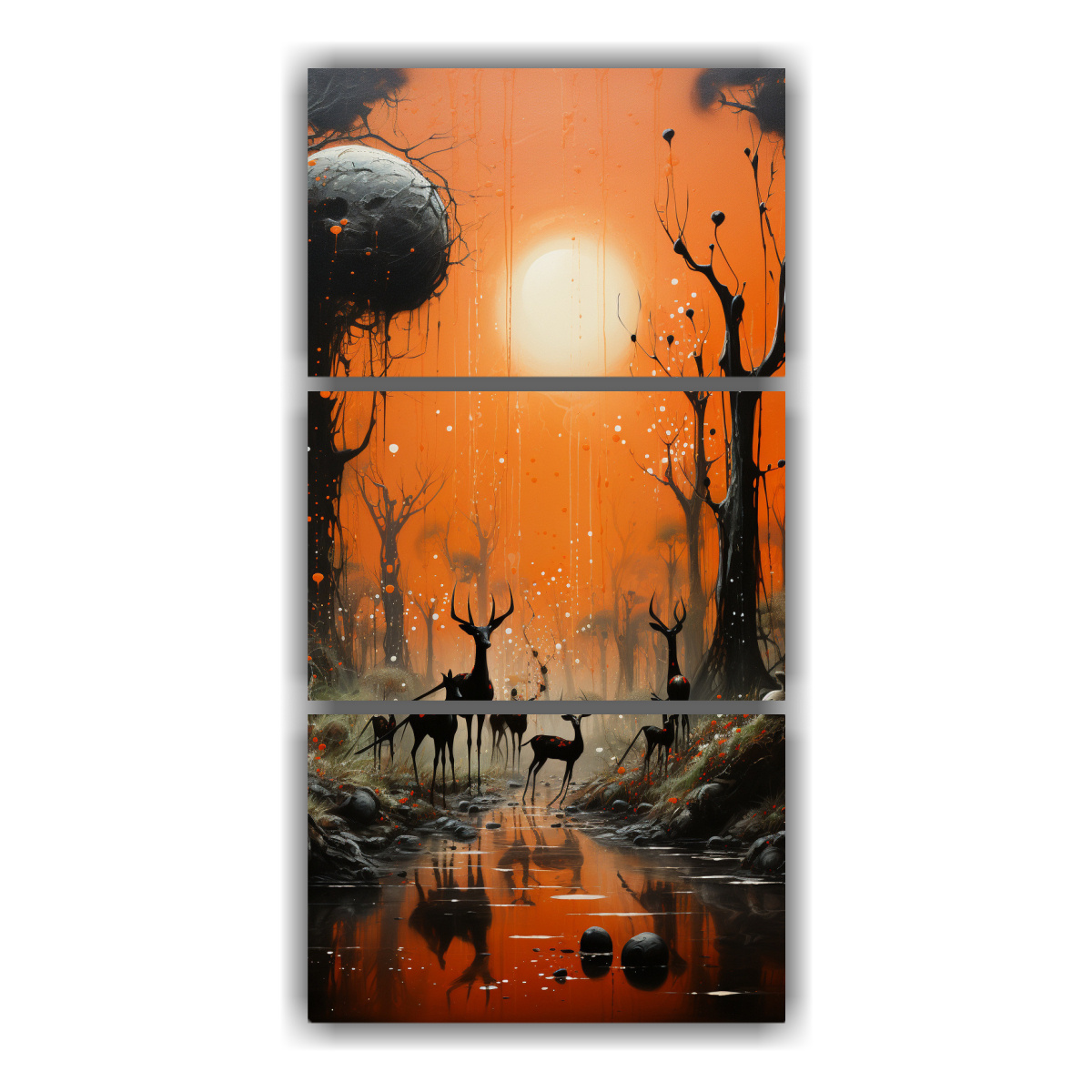 pintura-abstracta-en-amarillo-y-rojo-para-decoraci-n-moderna