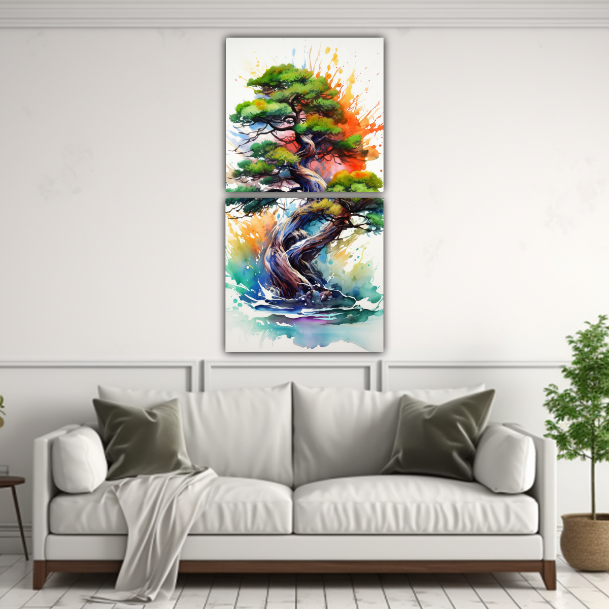 pintura-abstracta-en-relieve-de-rbol-de-pino-bons-i-en-colores-vibrantes-1