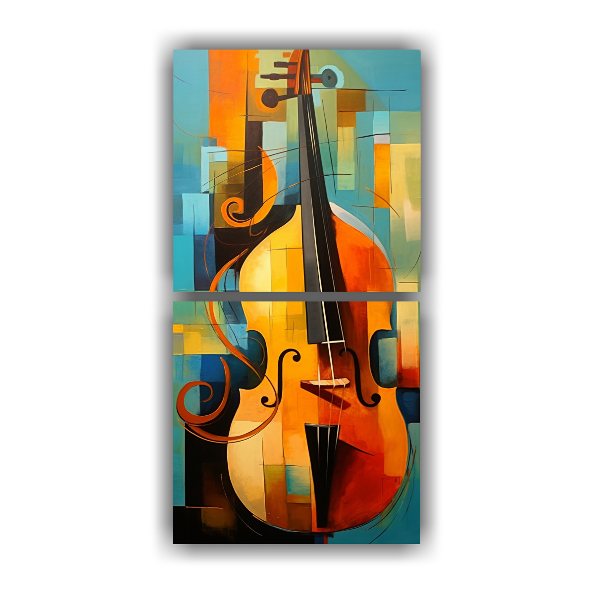pintura-abstracta-estilo-dali-jazz-decoraci-n-dos-canvas-fotograf-a-calidez