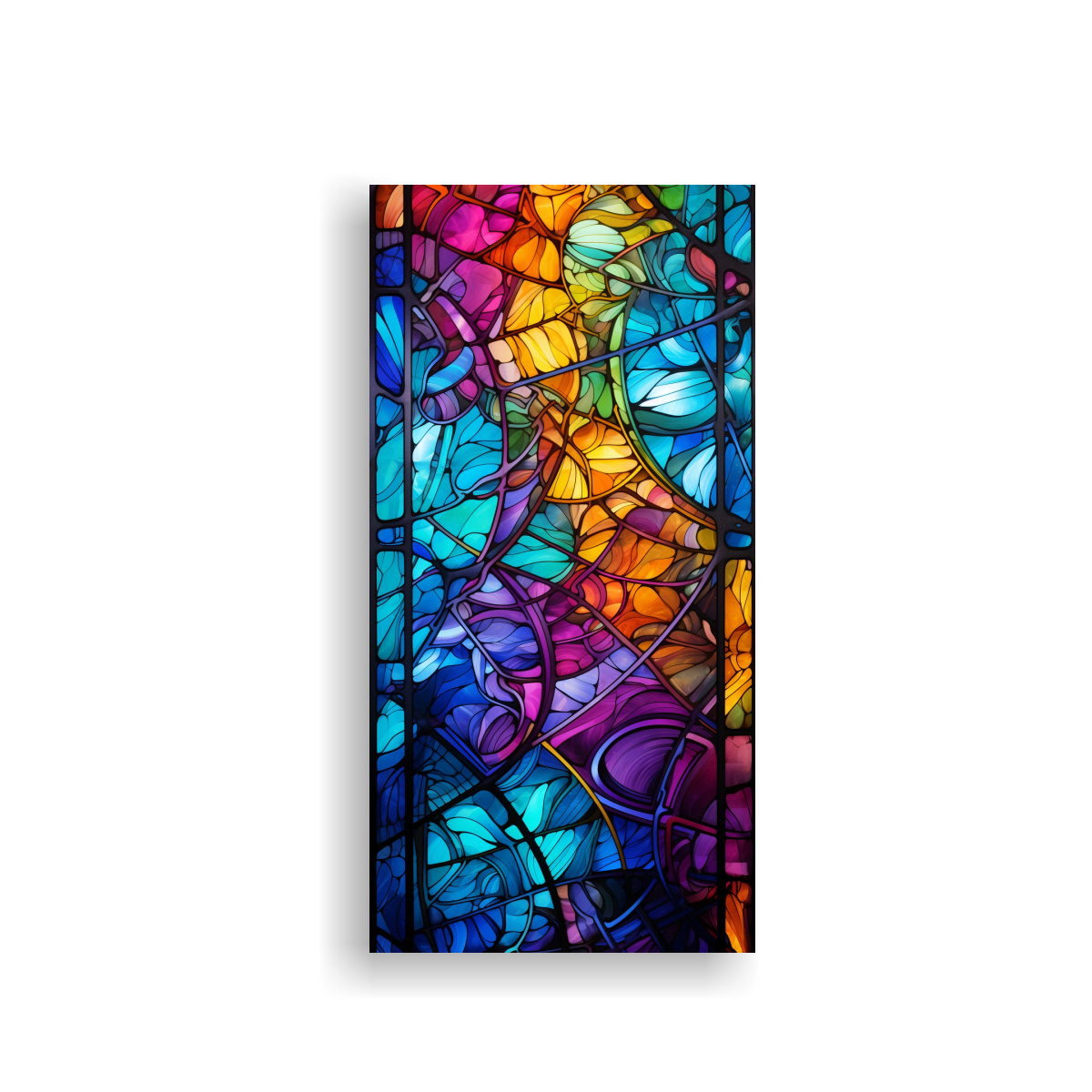 pintura-abstracta-lienzo-c-lido-con-reflejo-de-vidriera