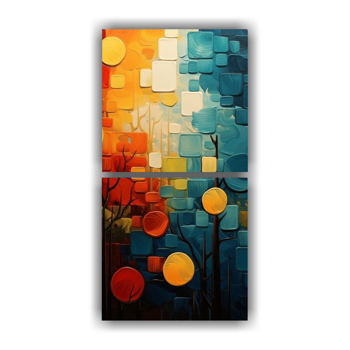 pintura-abstracta-rectangular-forest-en-bastidor-espectacular