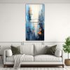 pintura-abstracta-relieve-ciudad-en-azul-y-naranja-1