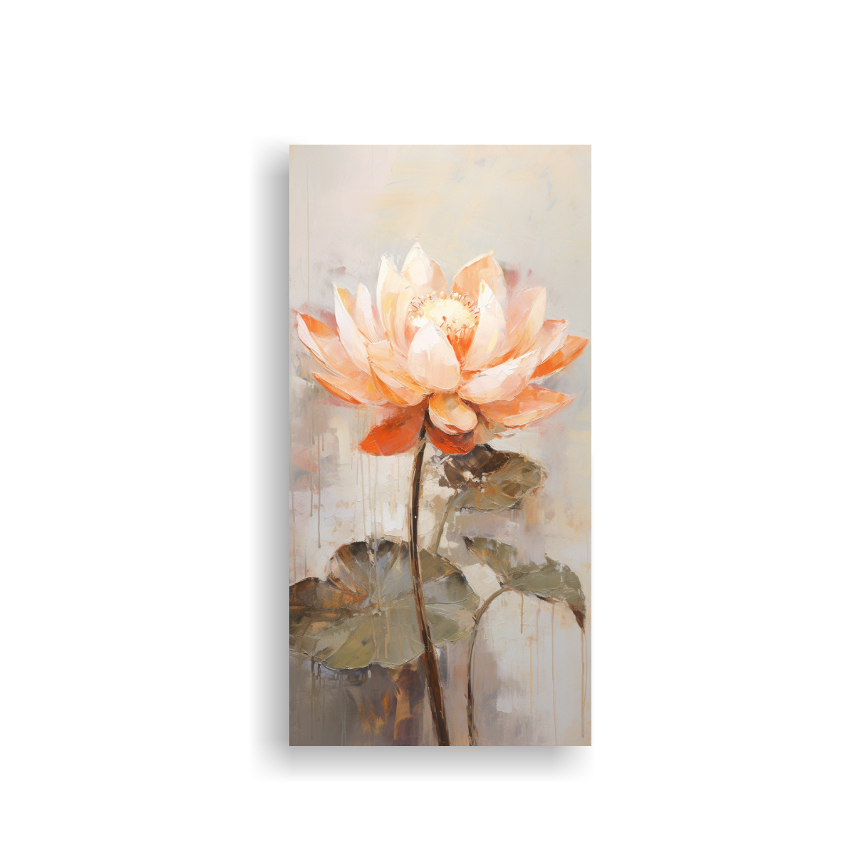 pintura-cuadro-de-una-obra-maestra-de-loto-naranja-en-lienzo-al-estilo-de