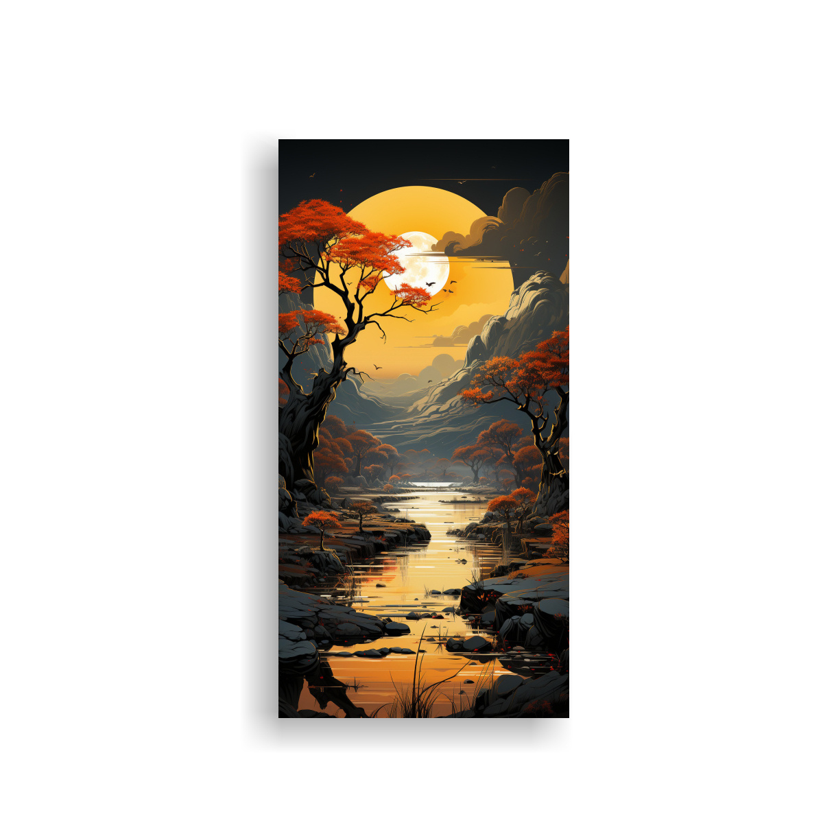 pintura-de-est-tica-a-savanna-and-desert-tree-en-colores-oro-y-negro-neono