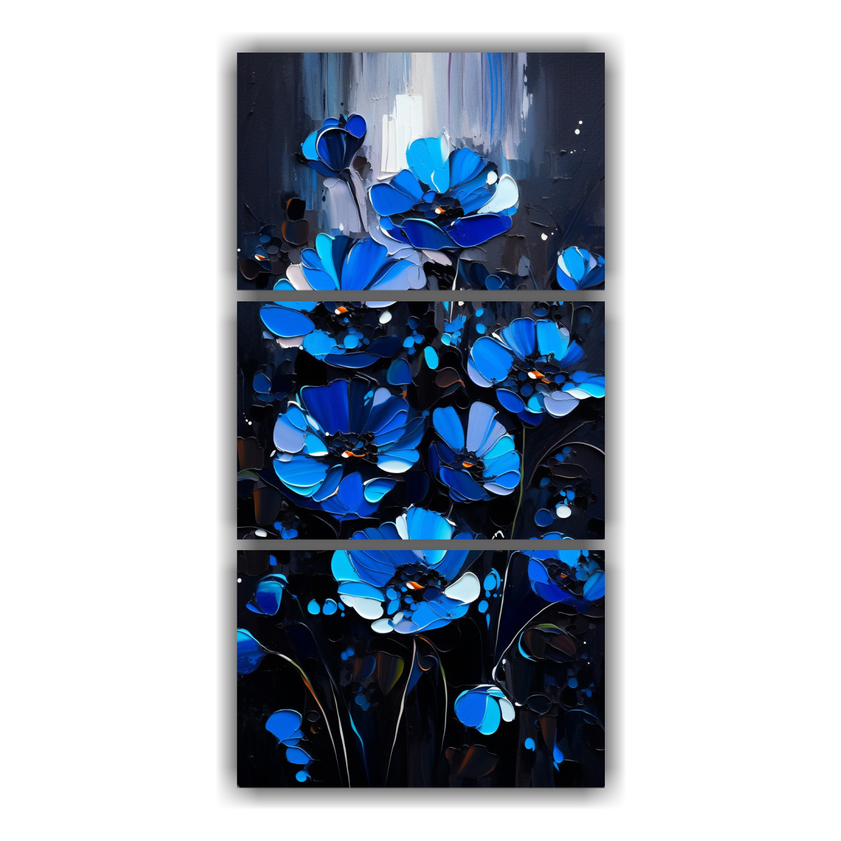 pintura-de-flores-en-lienzo-negro-y-azul-arte-moderno-innovador
