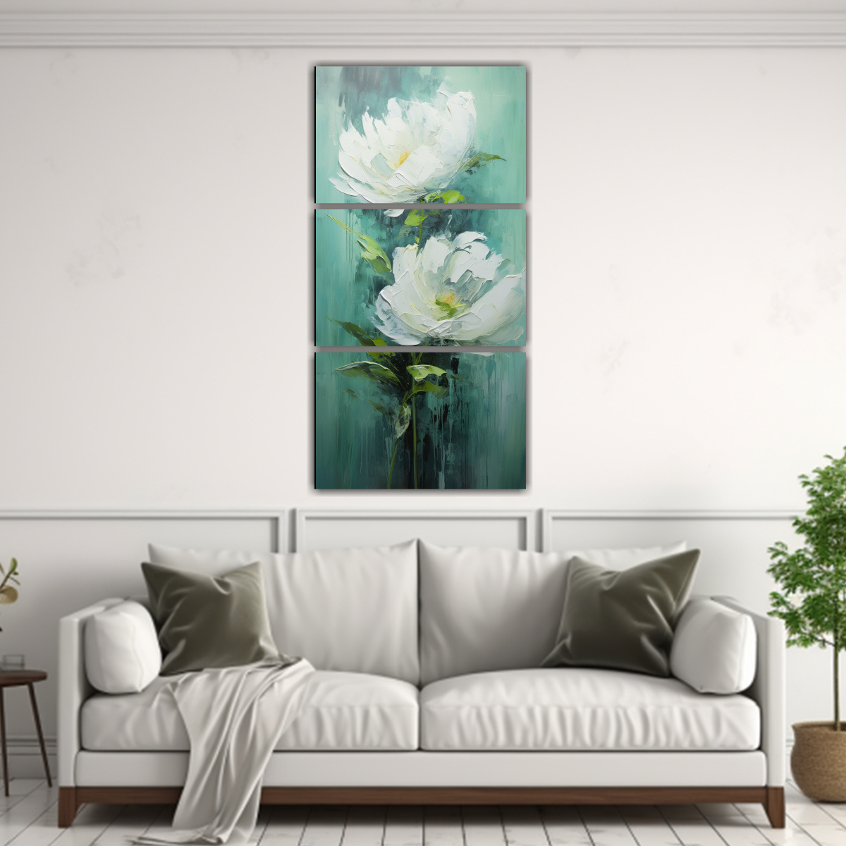 pintura-de-lienzo-patron-intenso-unica-de-peon-as-verdes-1