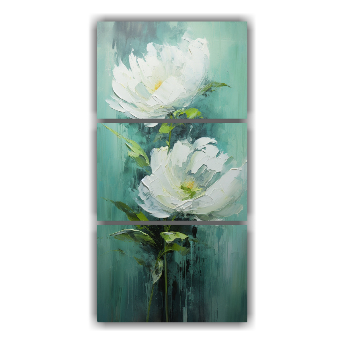 pintura-de-lienzo-patron-intenso-unica-de-peon-as-verdes