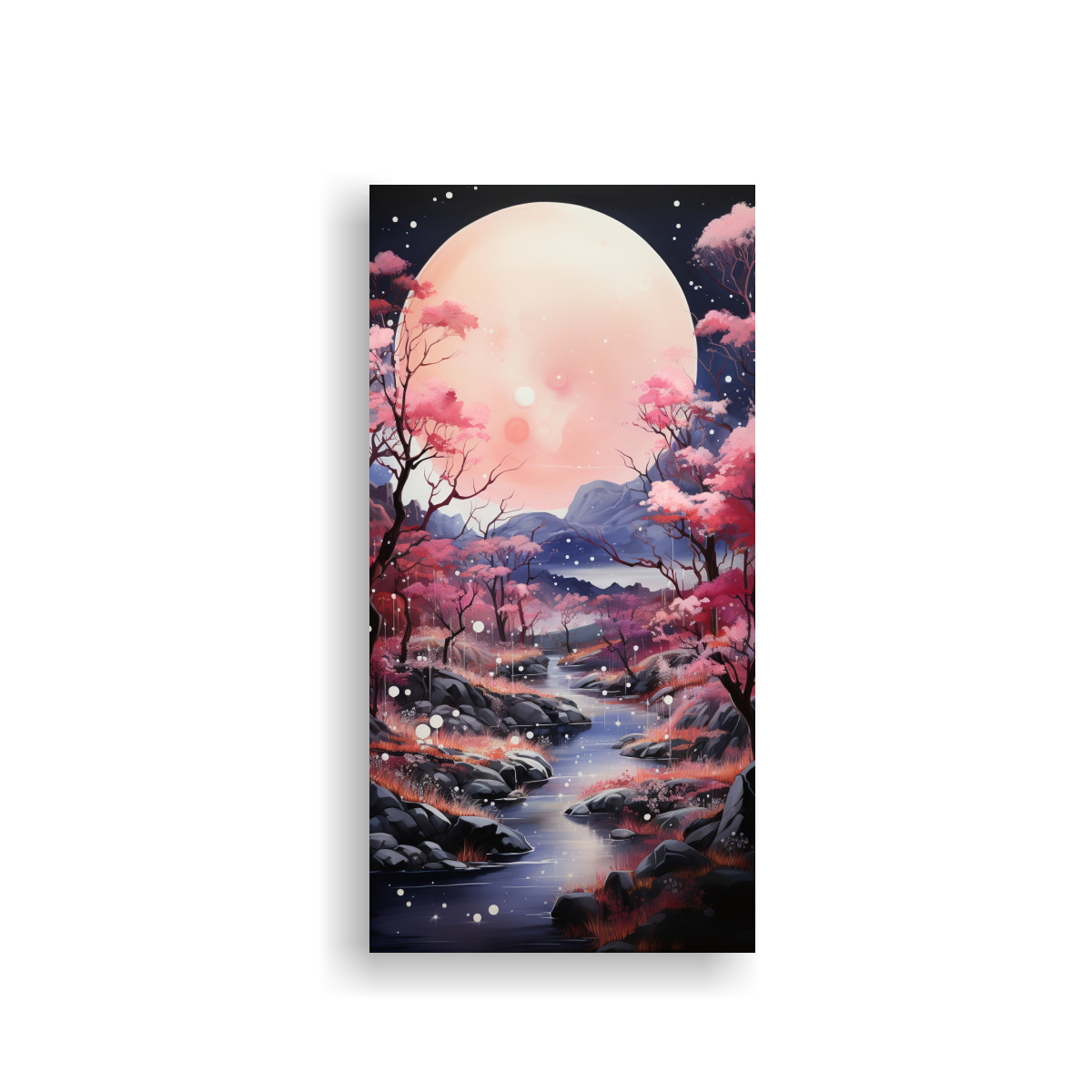 pintura-de-pared-abstracci-n-fant-stica-con-luna-y-monta-as